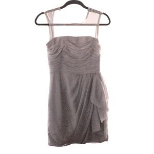 Vera Wang | Dresses | Vwire Crepe Mermaid Bridesmaid Dress Slate Blue |  Poshmark